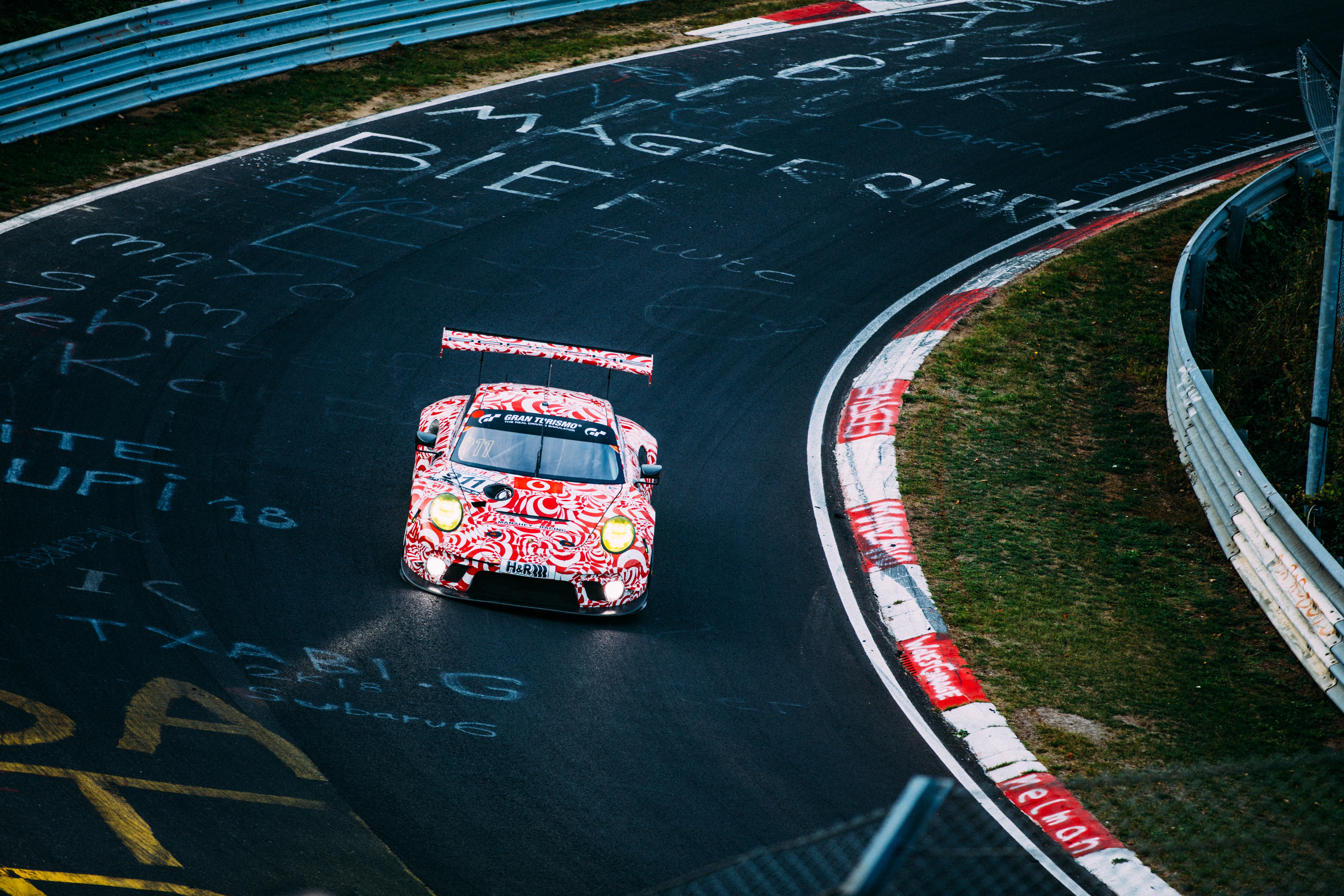 Porsche 911 GT3 R at the Nurbugring